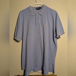 Polo by Ralph Lauren Blue Classic Polo Shirt Size Large